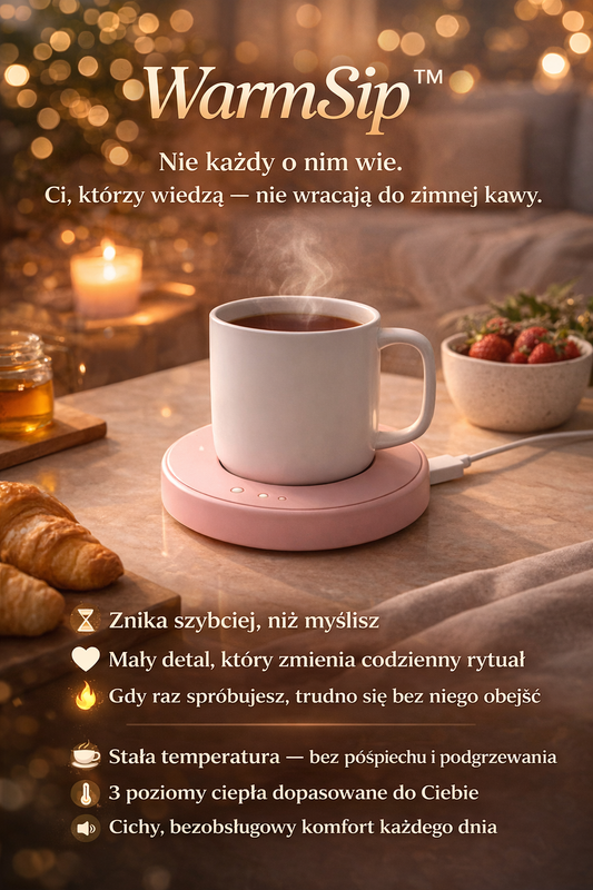 WarmSip™ – Stała Temperatura, Spokojny Umysł