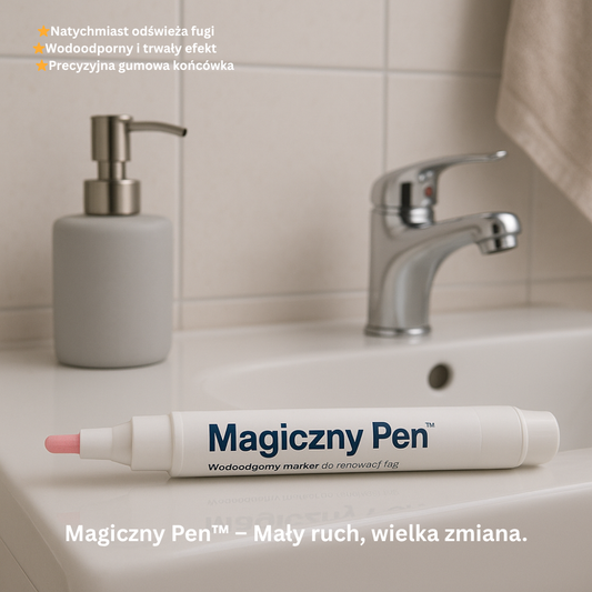 Magiczny Pen™ – Sekret Perfekcyjnego Wykończenia Twojej Kuchni i Łazienki